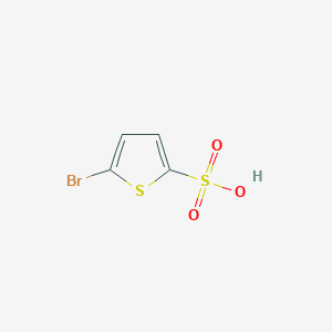 molecular formula C4H3BrO3S2 B12093314 5-bromothiophene-2-sulfonic Acid CAS No. 73348-44-4