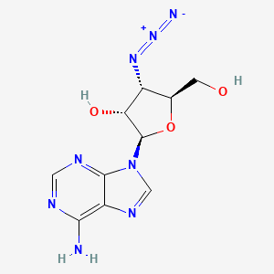 molecular formula C10H12N8O3 B1209333 3'-叠氮-3'-脱氧腺苷 CAS No. 58699-62-0