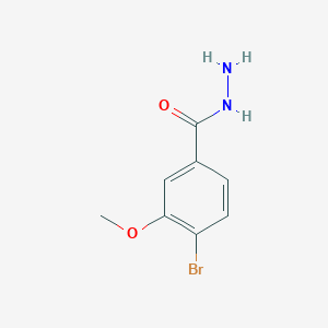 molecular formula C8H9BrN2O2 B12093350 4-Bromo-3-methoxybenzohydrazide 