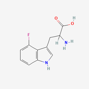 B1209405 4-Fluoro-DL-tryptophan CAS No. 25631-17-8