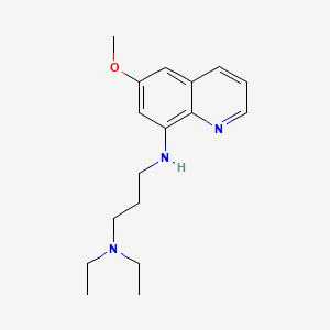 molecular formula C17H25N3O B1209422 Plasmocid CAS No. 551-01-9