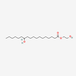 molecular formula C20H40O4 B1209424 12-羟基十八碳烯酸 2-羟乙酯 CAS No. 105109-85-1