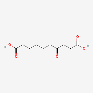 molecular formula C10H16O5 B1209426 4-Oxosebacic acid 
