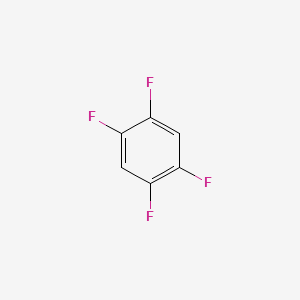 molecular formula C6H2F4 B1209435 1,2,4,5-四氟苯 CAS No. 327-54-8