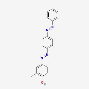 molecular formula C19H16N4O B1209440 Jaune dispersé 7 CAS No. 6300-37-4