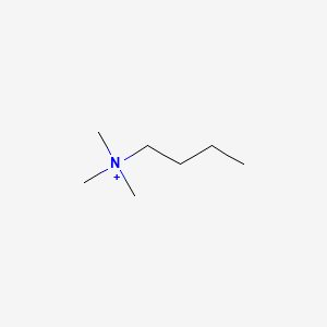 molecular formula C7H18N+ B1209442 N,N,N-trimethylbutan-1-aminium CAS No. 7685-30-5