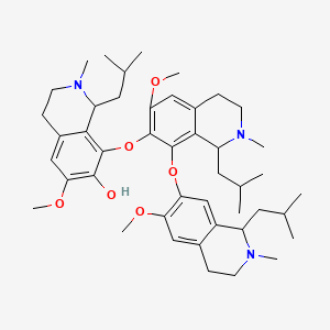 molecular formula C45H65N3O6 B1209444 Pilocereine CAS No. 2552-47-8