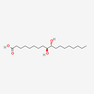 molecular formula C18H36O4 B1209451 (9S,10R)-二羟基十八碳酸 