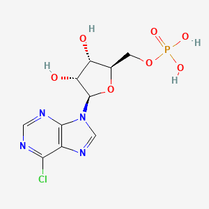 molecular formula C10H12ClN4O7P B1209482 6-氯次黄嘌呤一磷酸酯 CAS No. 5843-59-4