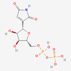 molecular formula C9H13NO12P2 B1209490 Showdomycin diphosphate CAS No. 79084-77-8