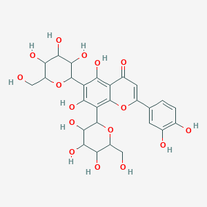 molecular formula C27H30O16 B12094914 Luteolin 6-C-glucoside 8-C-arabinoside 