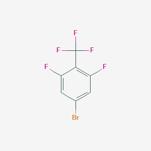 molecular formula C7H2BrF5 B120950 3,5-二氟-4-(三氟甲基)溴苯 CAS No. 156243-64-0