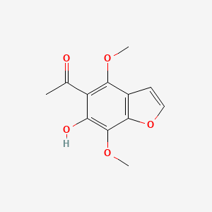 molecular formula C12H12O5 B1209502 Khellinone CAS No. 484-51-5