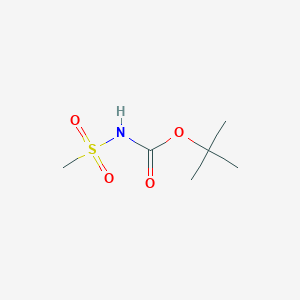 molecular formula C6H13NO4S B120951 tert-Butyl methylsulfonylcarbamate CAS No. 147751-16-4