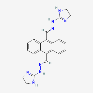 molecular formula C22H22N8 B1209513 双蒽烯 