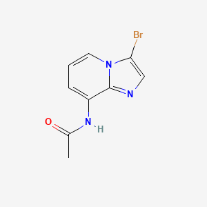 N-(3-Bromoimidazo[1,2-a]pyridin-8-yl)acetamide