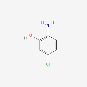 molecular formula C6H6ClNO B1209517 2-氨基-5-氯苯酚 CAS No. 28443-50-7