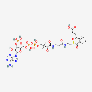 molecular formula C32H44N7O20P3S B1209522 2-Succinylbenzoyl-coenzyme A CAS No. 72471-59-1
