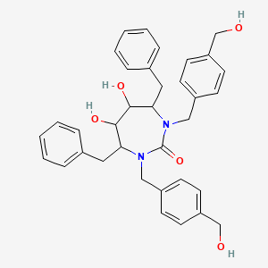 molecular formula C35H38N2O5 B1209523 Dmp 323 