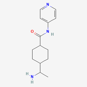 molecular formula C14H21N3O B1209524 4-(1-氨基乙基)-N-吡啶-4-基-1-环己烷甲酰胺 
