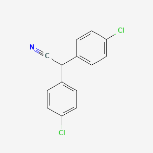 molecular formula C14H9Cl2N B1209525 Bis(P-chlorophenyl)acetonitrile CAS No. 20968-04-1