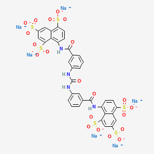 molecular formula C35H20N4Na6O21S6 B1209529 NF023 (hexasodium) 