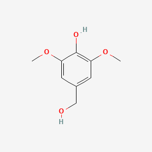 molecular formula C9H12O4 B1209530 4-羟基-3,5-二甲氧基苯甲醇 CAS No. 530-56-3