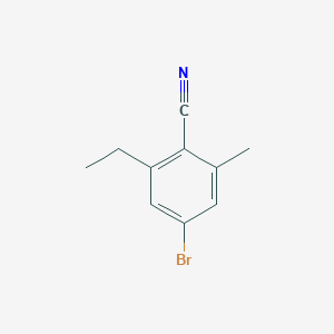 4-Bromo-2-ethyl-6-methylbenzonitrile