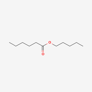 molecular formula C11H22O2 B1209531 Pentyl hexanoate CAS No. 540-07-8