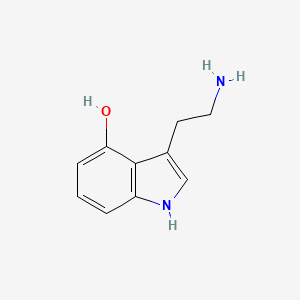 molecular formula C10H12N2O B1209533 4-羟基色胺 CAS No. 570-14-9