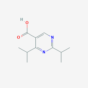 2,4-Bis(propan-2-yl)pyrimidine-5-carboxylic acid