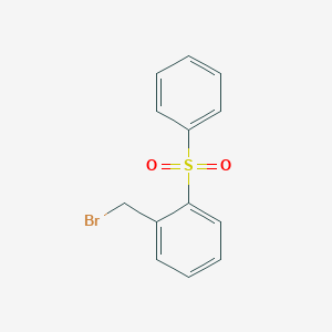 molecular formula C13H11BrO2S B12095363 1-(Bromomethyl)-2-(phenylsulfonyl)benzene 