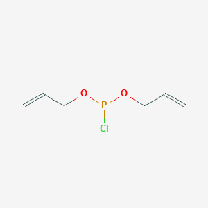 molecular formula C6H10ClO2P B12095364 Diallyl phosphorochloridite CAS No. 41662-46-8