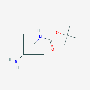 tert-butyl N-(3-amino-2,2,4,4-tetramethylcyclobutyl)carbamate