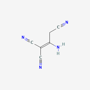 B1209538 2-Amino-1-propene-1,1,3-tricarbonitrile CAS No. 868-54-2