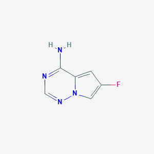 6-Fluoropyrrolo[2,1-f][1,2,4]triazin-4-amine