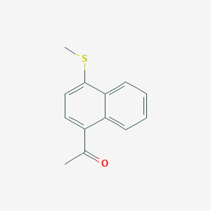 Ethanone, 1-[4-(methylthio)-1-naphthalenyl]-