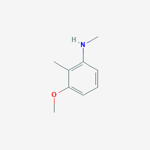 molecular formula C9H13NO B12095408 3-methoxy-N,2-dimethylaniline 