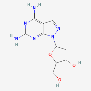 4,6-Diamino-1-(2-deoxy-beta-D-ribofuranosyl)-1H-pyrazolo[3,4-d]pyrimidine