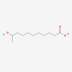 molecular formula C11H22O3 B1209549 10-Hydroxyundecanoic acid CAS No. 6336-28-3