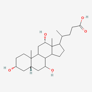 molecular formula C24H40O5 B1209550 Bile acid 