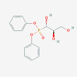 molecular formula C15H17O6P B12095504 Diphenyl [(1S,2R)-1,2,3-trihydroxypropyl]phosphonate 