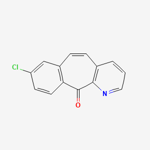 molecular formula C14H8ClNO B12095510 11H-Benzo[5,6]cyclohepta[1,2-b]pyridin-11-one, 8-chloro- CAS No. 117811-16-2