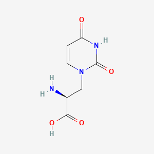 molecular formula C7H9N3O4 B1209553 Willardiine 