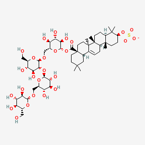 molecular formula C54H87O26S- B1209559 Rotundioside B CAS No. 99633-18-8
