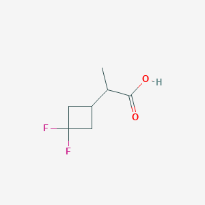 2-(3,3-Difluorocyclobutyl)propanoic acid