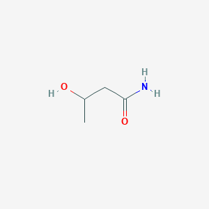 molecular formula C4H9NO2 B1209564 3-羟基丁酰胺 CAS No. 24311-45-3