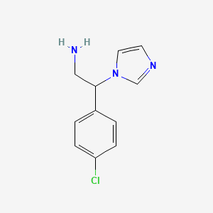 2-(4-Chlorophenyl)-2-(1H-imidazol-1-yl)ethan-1-amine