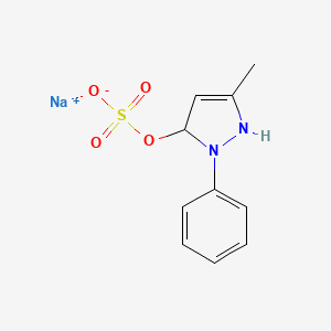 Sodium 5-methyl-2-phenyl-2,3-dihydro-1H-pyrazol-3-yl sulfate