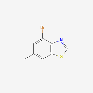 molecular formula C8H6BrNS B12095823 4-Bromo-6-methylbenzo[d]thiazole 